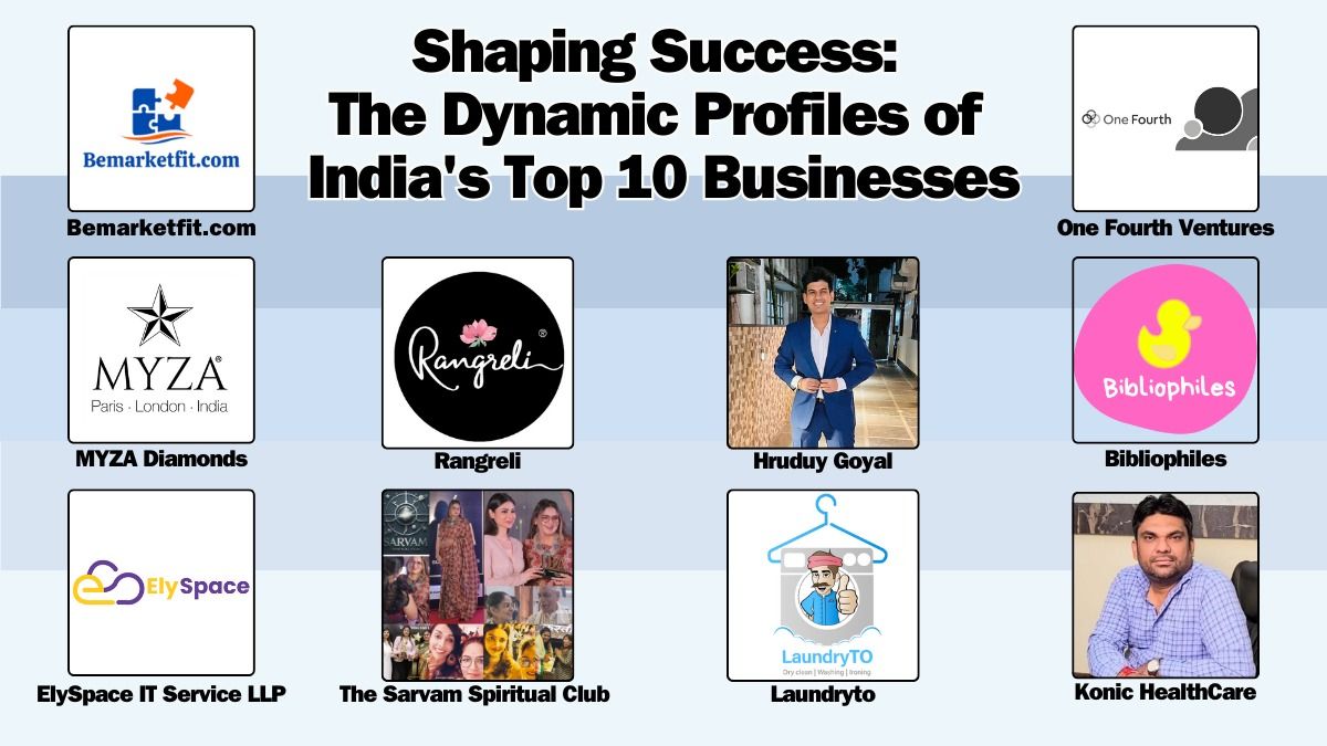 Shaping Success: The Dynamic Profiles of India's Top 10 Businesses